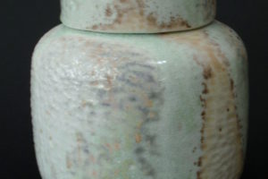 Fine porcelain tea caddy