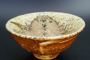 Small sencha bowl, glaze lake